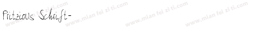 Pritzious Schrift字体转换